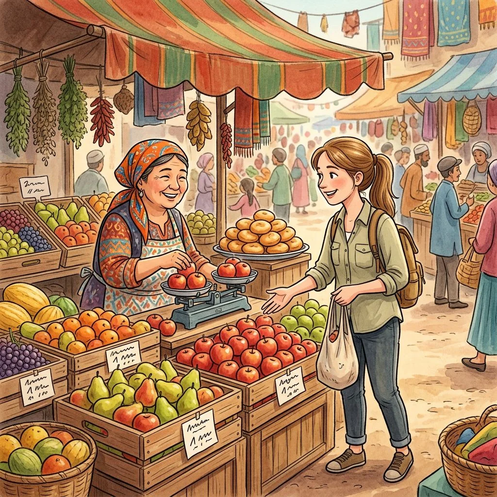 At the bazaar